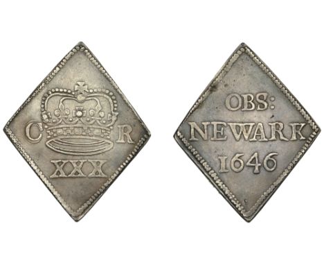 Charles I (1625-1649), Newark Castle, Halfcrown, 1646, a British Museum electrotype by R. Ready, reads newark, 14.90g/12h (cf