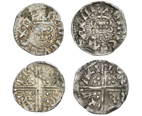 Henry III, Long Cross coinage, Pennies (2), both class IIIb, Newcastle-upon-Tyne, Henri, henri on newec, 1.58g/2h; Wallingfor