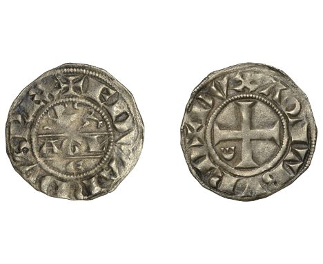 Edward I, after Accession (1272-1307), Denier au léopard, e in first angle, 0.95g/5h (W & F 16; E 18; S 8018). About very fin