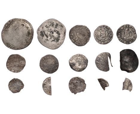 Edward I, Penny, class 8a, London, 1.30g/4h (N 1034/1; S 1405); together with other hammered coins (13), Henry III to Charles