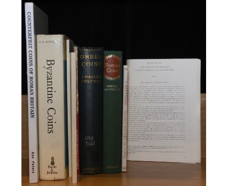 Seltman, C., Greek Coins, 1st edn, London, 1933, xix + 311pp, 64 plates; Reifenberg, A., Israel’s History in Coins, London, 1