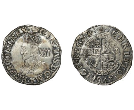 Charles I (1625-1649), Tower mint, Shilling, Gp E, type 3a, mm. crown, bust 2, smaller portrait, no inner circles, 5.82g/4h (