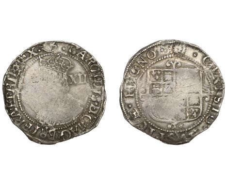 Charles I (1625-1649), Tower mint (under Parliament), Shilling, Gp G, mm. sun (over eye on obv.), bust 2, pellet stops, 5.57g