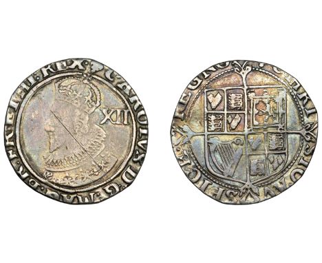 Charles I (1625-1649), Tower mint, Shilling, Gp A, mm. lis, bust 2, 4.43g/5h (Sharp A2/1; SCBI Brooker 387, same obv. die; N 
