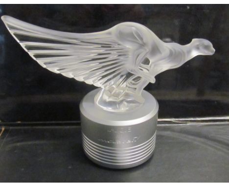 A Lalique for Mclaren Essence P Speed Light car mascot with fitted box ( needs new battery BUT in fact needs CHARGER) cheetah