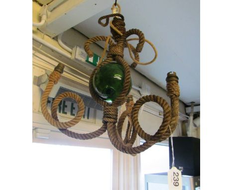 An anchor shaped fishing ball ceiling light