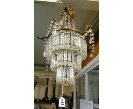 A three tier ceiling light 24cm dia not arms