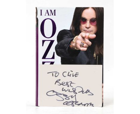 Ozzy &amp; Sharon Osbourne: Ordinary People. 2nd. Impr DW, with white card, inscribed &amp; SIGNED by Sharon Osbourne; Sharon