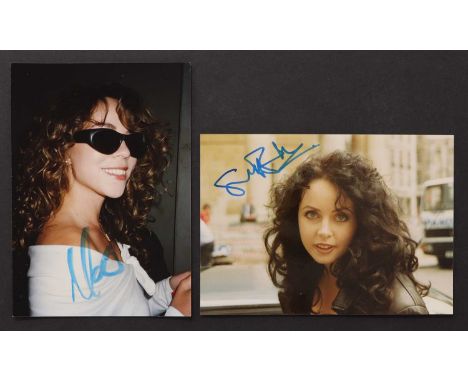 AUTOGRAPHED UNIQUE PHOTOS, taken by the vendor (Female musicians): approximately one hundred and forty-five, including: TORI 