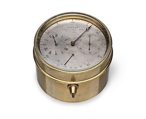 An interesting mid 19th century French two day marine chronometer movementVissiere, 56 Rue de L'Ouest, Paris, No.250 The 3 in