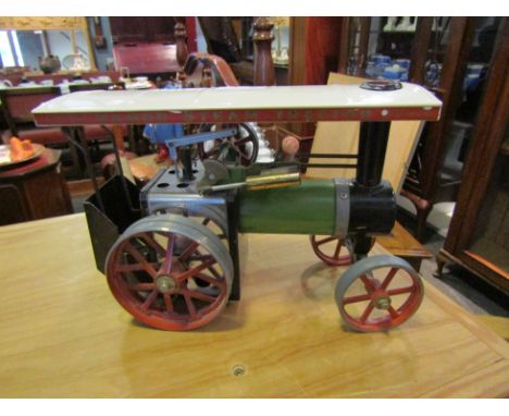 A Mamod TEIA live steam traction engine