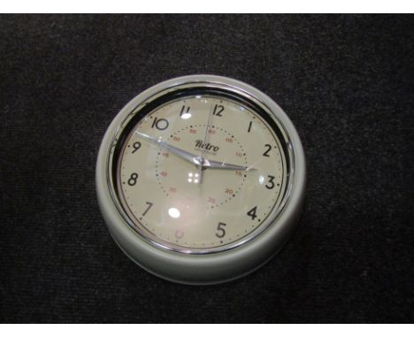 A Retro Vintage metal wall clock