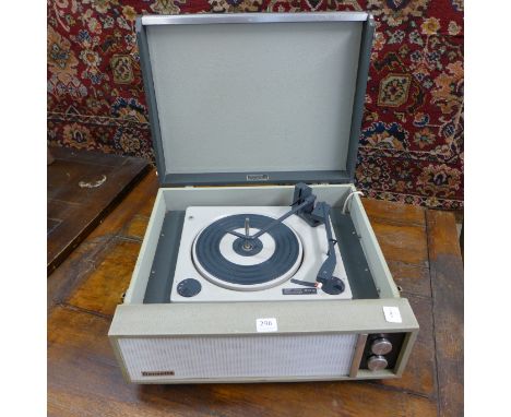 A Dansette Severn portable record player