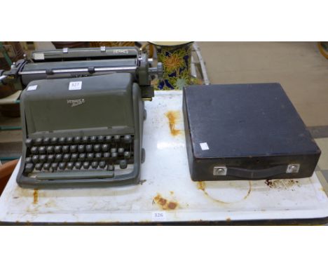 Two vintage typewriters