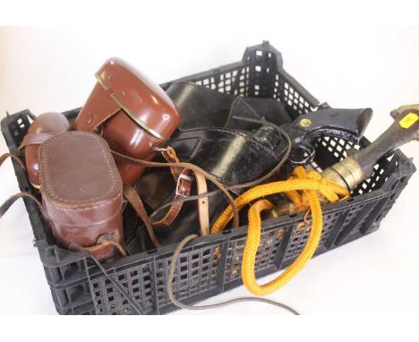 A model of a Colt Army 45 single action revolver in leather holster, together with a 20th century Eastern jambiya, a pair of 