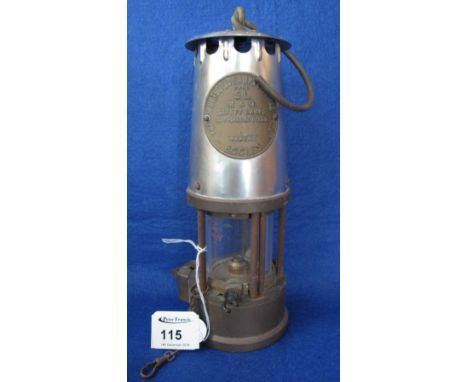 Protector Lamp and Lighting Company Limited of Eccles miner's safety lamp.  Unused.