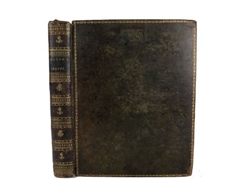 Welsh (Thomas)&nbsp;Journal of the late Campaign in Egypt, 4to Lond. 1803.&nbsp;First Edn., lg. fold. hd. cold. map frontis, 