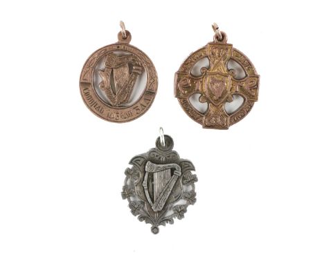 All Ireland Winners Medal, 1912, Louth G.A.A. Medals: [Co. Louth], 1912.&nbsp;A 9ct gold Celtic Cross All-Ireland Winners Med
