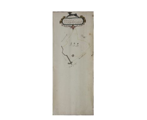 18th Century Manuscript Map, Co. Louth  Manuscript Map, Irish, [Co. Louth] Byrne (Michael)cart.&nbsp;A Map of Castlering Deme