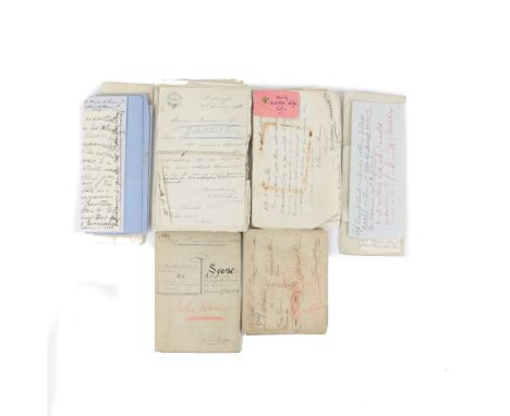 Co. Kildare &amp; Co. Leix: A small Archive of Manuscript Material,&nbsp;numerous letters, some indentures, leases and two ma