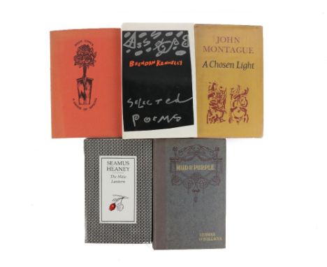 Heaney (Seamus)&nbsp;The Haw Lantern, Lond. 1987.&nbsp;Signed Copy, d.w.;&nbsp;Kennelly (Brendan)&nbsp;Selected Poems, Dublin