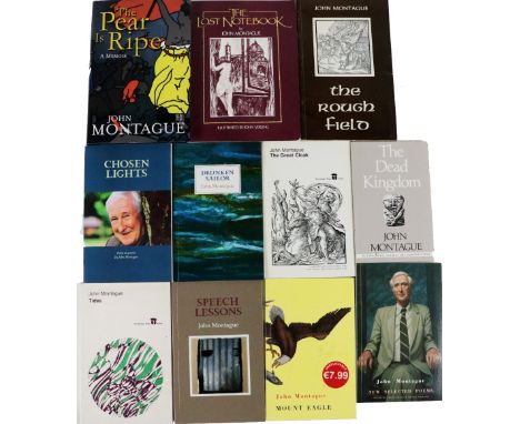 Fine Collection  Montague (John)&nbsp;The Rough Field, 8vo D. (Dolmen) 1972,&nbsp;First Edn.,&nbsp;signed, ptd. wrappers;&nbs