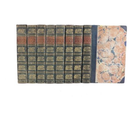 Campbell (Dr. John)&nbsp;Naval History of Great Britain, including The History and Lives of The British Admirals. 8vols. 8vo.