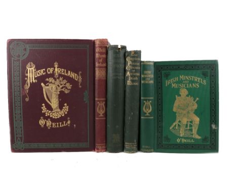 O'Neill (Capt. F.)&nbsp;Music of Ireland, folio Chicago 1903.&nbsp;First Edn., port. frontis, decor. title, decor. cloth, als