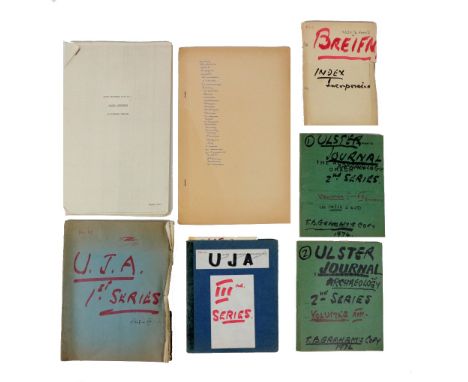 Working Papers of an Ulster Historian  Gebbie (Canon John H.)&nbsp;Collection of Papers of Ulster Clergyman and Historian Can