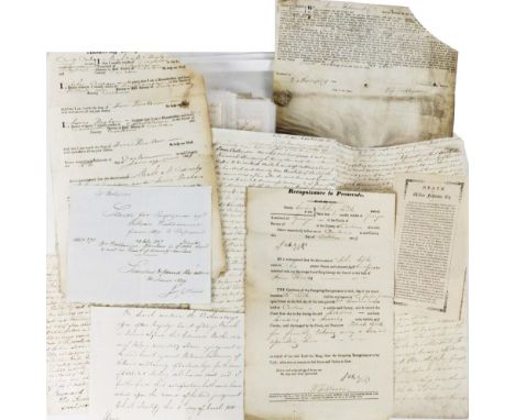 Co. Carlow: [Fishbourne (Wm.)]&nbsp;An extensive and comprehensive File of manuscript documents mostly&nbsp;Signed&nbsp; by t