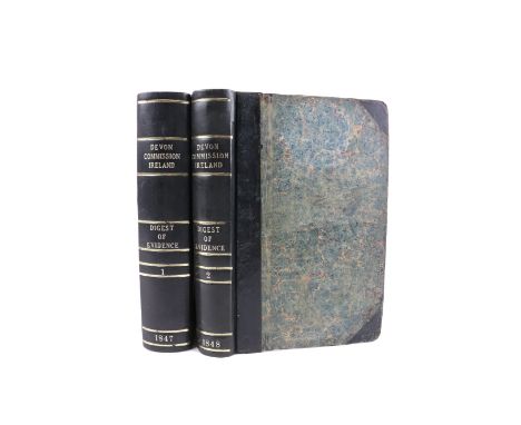 Devon Commission -&nbsp;Digest of Evidence,... taken [at] Inquiry into the State of the Law and Practice in respect to the Oc