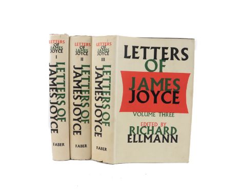 [James Joyce] Gilbert (Stuart)&nbsp;Letters of James Joyce,&nbsp; 3 vols. roy 8vo Lond. (Faber &amp; Faber) 1957 - 1966.&nbsp
