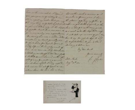 A Letter to Lady Dunsany, 1800  Manuscript:&nbsp;Letter dated 13 August 1800 from Stoke Park [Buckinghamshire], written by El