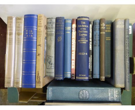 Larger Format Aviation Books.  Seventeen mainly larger format volumes, mostly hardbacks in good condition, including The Aero