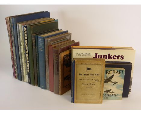 Aircraft Identification &amp; Who's Who in Aviation.  A selection of mainly hardback volumes, various formats,  including Bri