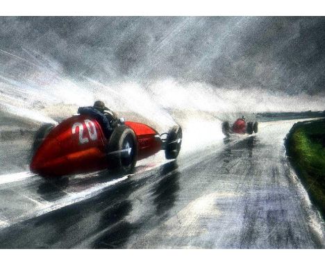 Visions of Speed: The Art of R. A. Nockolds.  Eleven Artist's Proofs of Roy Nockolds' work prepared for a Private Edition of 