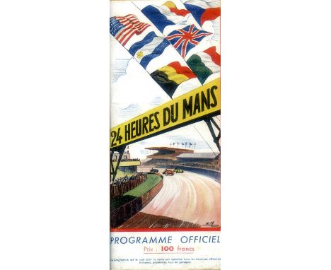 Les 24 Heures Du Mans &amp; Other Grand Prix Programmes.  An excellent collection, comprising  9 24 Heures Du Mans Programmes