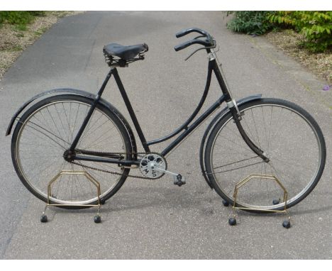 A Coventry Machinists 'Swift Cheylesmore' Lady's Bicycle.  Dating circa 1910, it has a 24-inch frame, 28-inch wheels, and blo