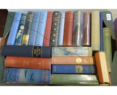 Pre-World War II Aviation.  A good selection of 22 8vo hardback volumes, mainly in decent condition but without dust jackets,