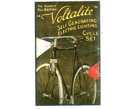 A c1920 Ward &amp; Goldstone 'Voltalite' Brochure.  A petit 16pp booklet with excellent illustrations of the dynamo and lamp 