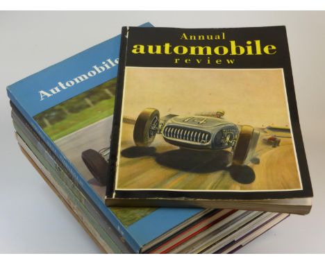 Annual Automobile Review. (Year) from No 1 (1953-1954) to No 7 (1959-1960) all with DJs where appropriate, all in good, clean
