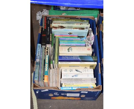 Box containing a quantity of various natural history interest books
