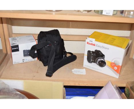 Various boxed cameras including Kodak, Easyshare etc