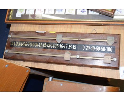 Snooker scoreboard