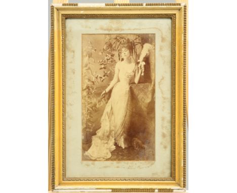 ~ A GROUP OF VICTORIAN AND LATER PORTRAIT PHOTOGRAPHS, nine photographs in four frames.