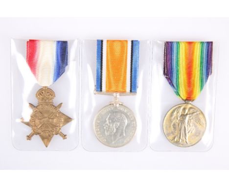 A FIRST WORLD WAR TRIO,&nbsp;comprising British War Medal, Victory Medal and 1914-15 Star, to 80E.C.J.ALLAN.C.E.R.A.R.N.R.