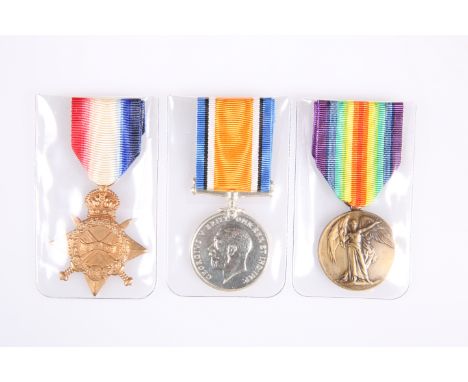 A FIRST WORLD WAR TRIO,&nbsp;comprising British War Medal, Victory Medal and 1914-15 Star, to SURG.LT.A.TOULMIN.R.N.The absen