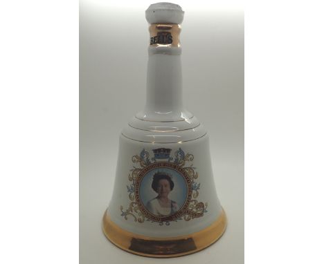 Wade Bells commemorative whisky decanter Queens 60th Birthday 1986 sealed 75cl