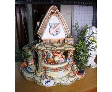 PENDELFIN CERAMIC SHOP. Pendelfin ceramic curiosity shop signed J. Walmsley Heap