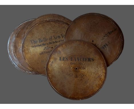 A collection of twenty 50cm Polyphon discs 